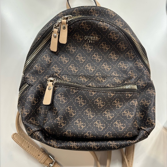 MINI GUESS BACKPACK PURSE - Picture 1 of 3